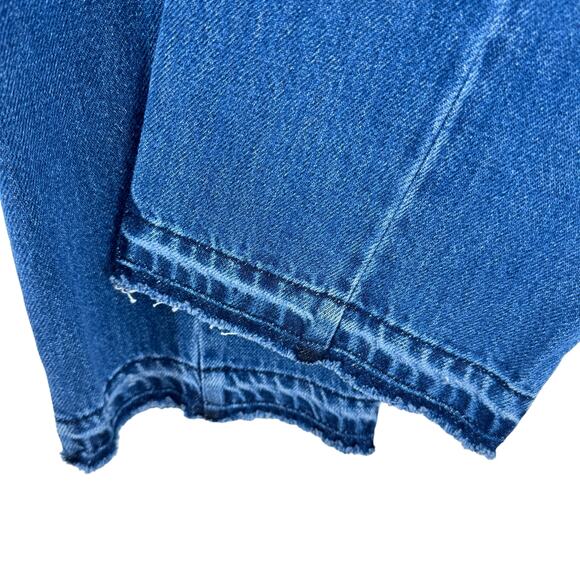 Kancan Women's Jeans Vintage 90s SZ 9 /28 Kick Pleat Blue High Rise Wide Leg NEW - Picture 12 of 16